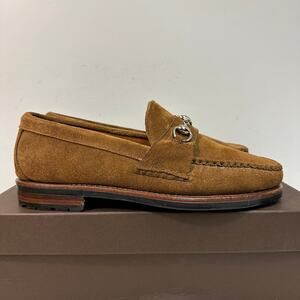 NIB RARE Rancourt & Co. Country Horsebit Loafer Snuff Suede Maine USA 8.5 D